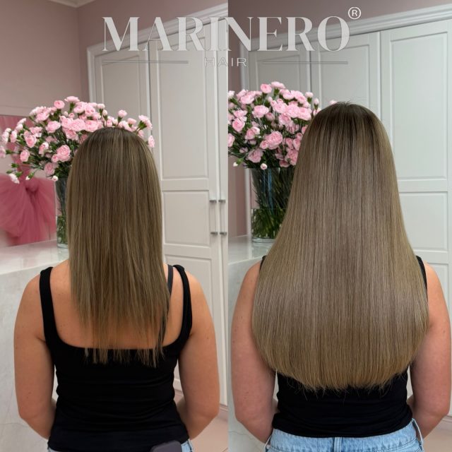 👉🏼 Przedłużanie  naszą autorską metodą #gelkeratinbondes® 
👉🏼 Przedłużaniem zajęła się stylistka  Karolina oraz asystentka Zosia 
👉🏼 Włosy słowiańskie DeLuxe
👉🏼 Długość 50 cm 
👉🏼 Gramatura 130 gramów 

#przedluzaniewlosow #przedłużaniewłosów #przedłużaniewłosówwarszawa #warszawafryzjer
