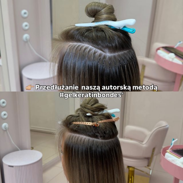 Nasze łączenia #gelkeratinbondes® 

#przedluzaniewlosow #przedłużanewłosy #przedłużaniewłosów #przedłużaniewłosówwarszawa